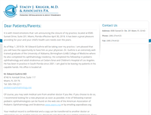 Tablet Screenshot of childeyecare.com